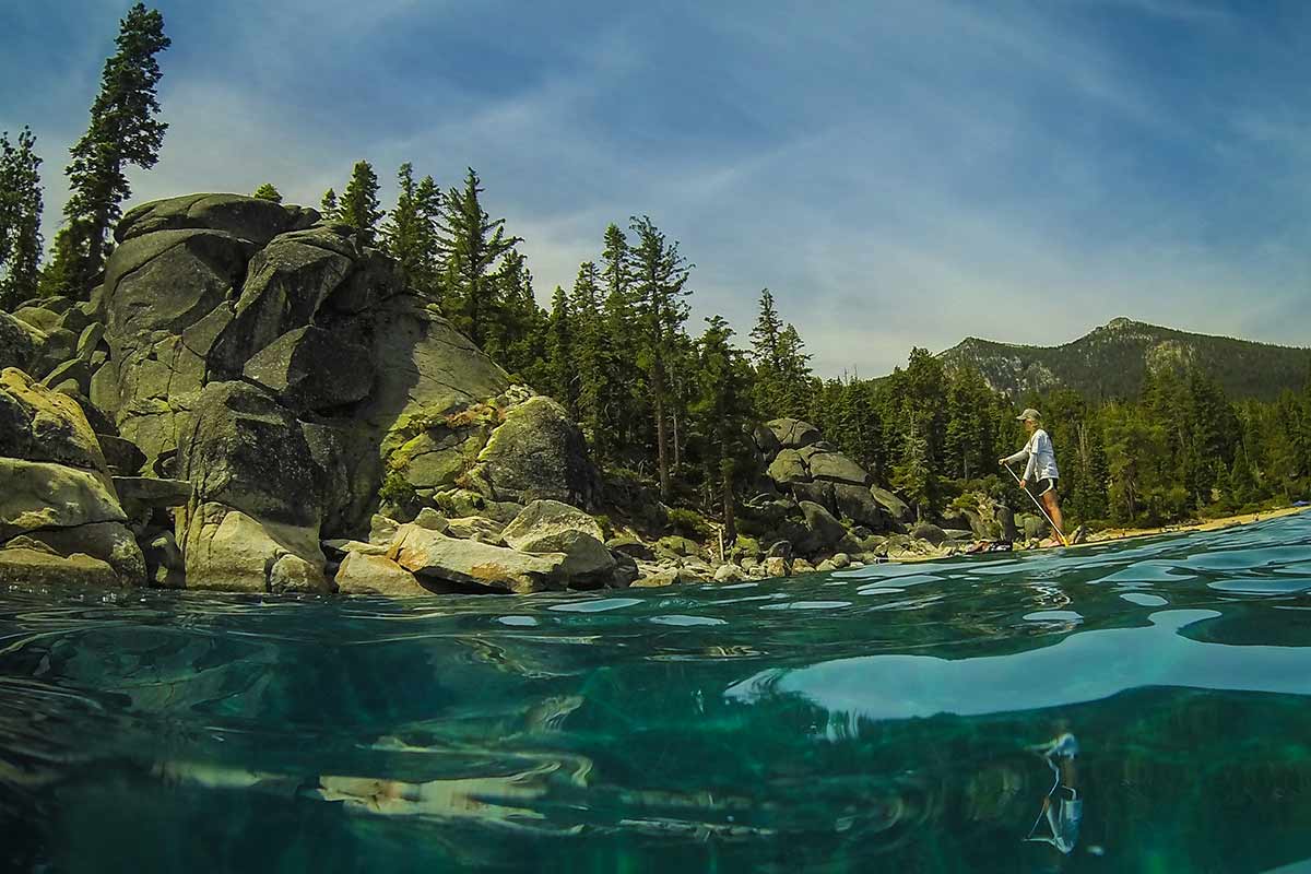Paul Hamill Paddleboard bliss state park lake tahoe